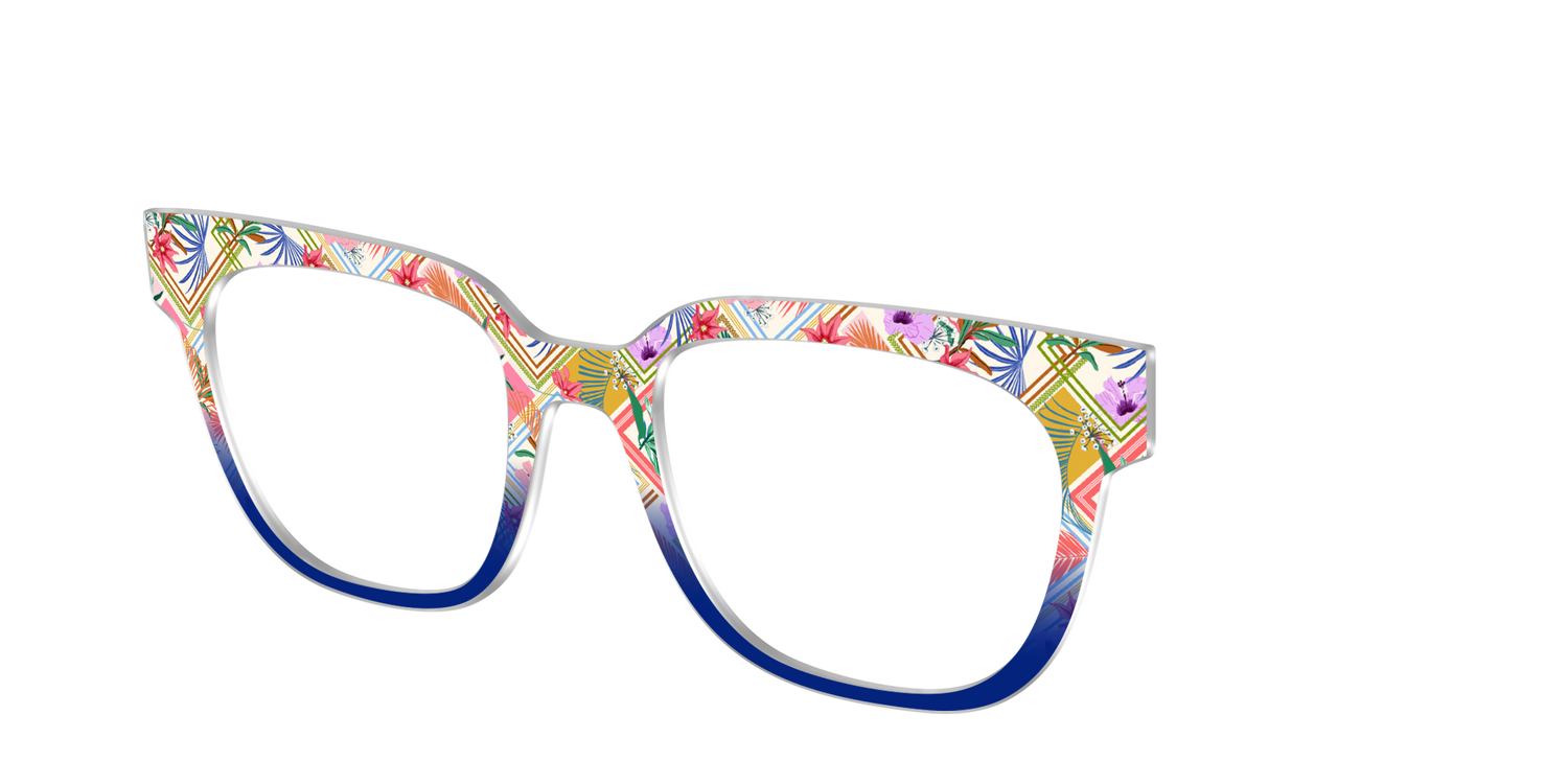 The Patchwork Scarves - Angle Top Image - Pair Eyewear