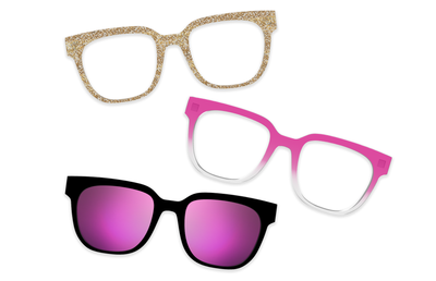 Pink Glitter Clear - Set - Product Thumbnail 12 - Pair Eyewear