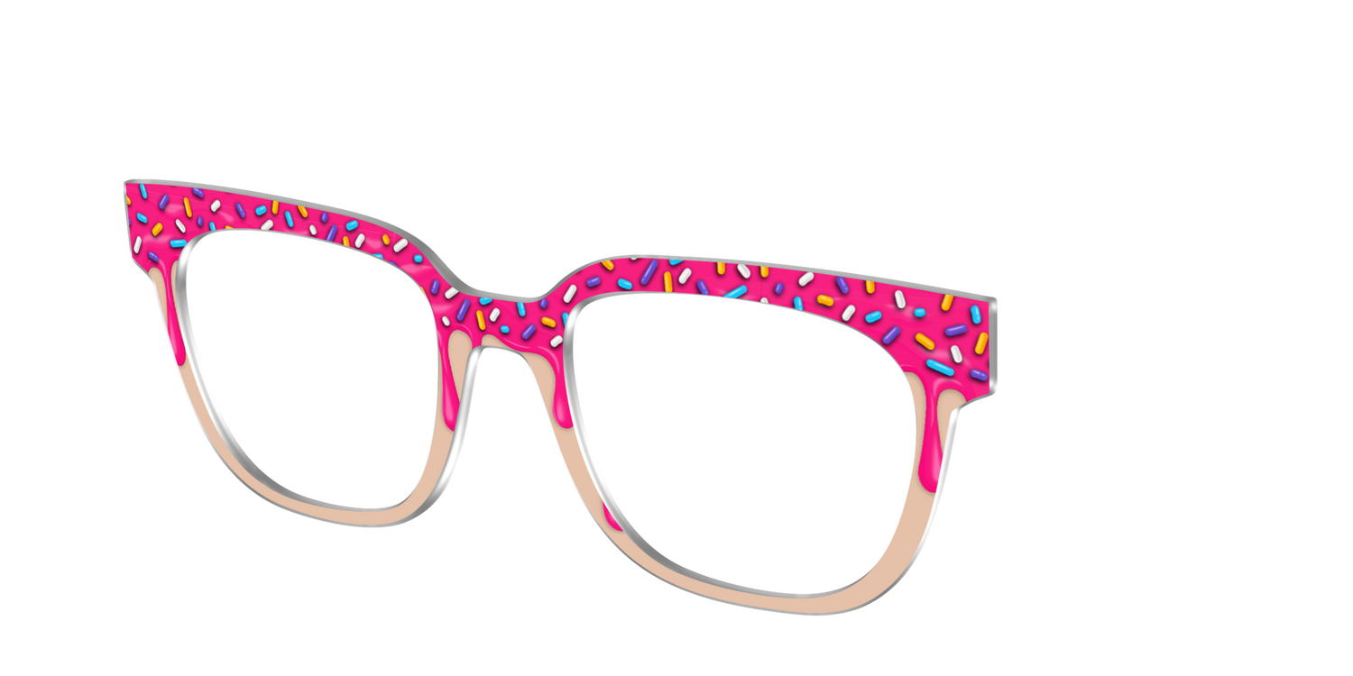 The Pink Pastry - Angle Top Image - Pair Eyewear