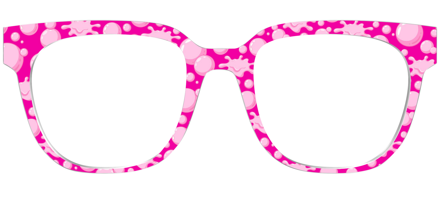 The Pink Pop Bubbles - Front Top Image - Pair Eyewear