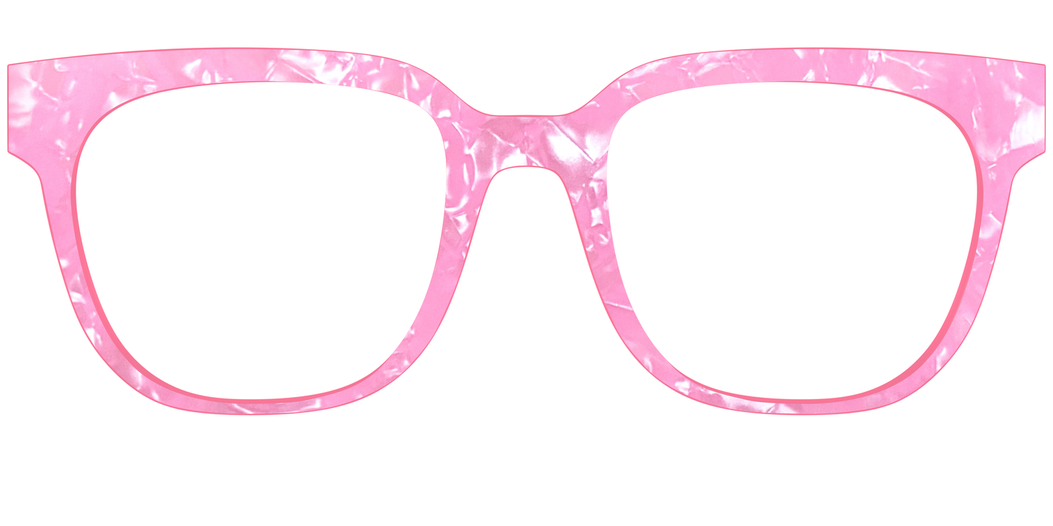 The Pink Tourmaline Pearl Marble - Front Top Image - Pair Eyewear