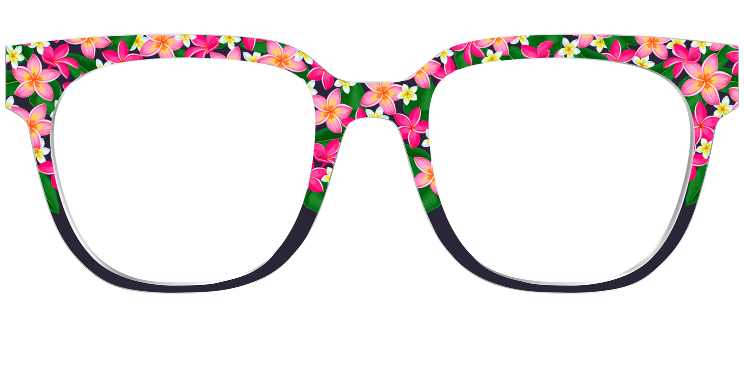 The Plumeria Crown - Front Top Image - Pair Eyewear