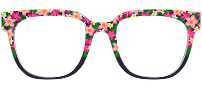 The Plumeria Crown - Front Top Thumbnail - Pair Eyewear