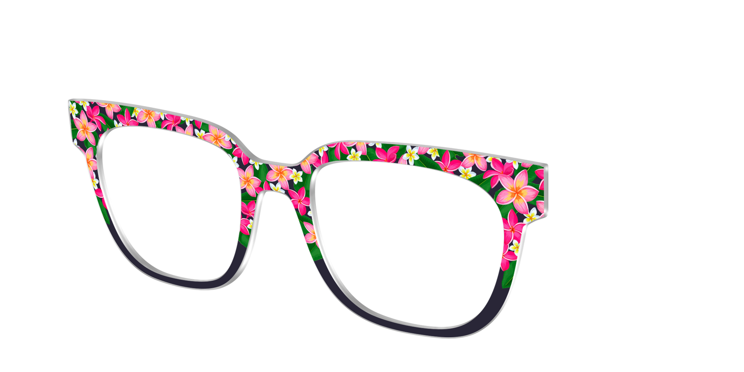 The Plumeria Crown - Angle Top Image - Pair Eyewear