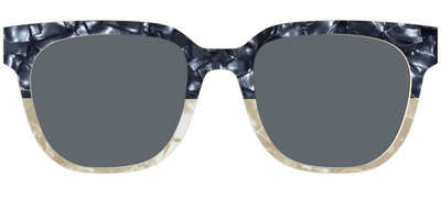 The Polarized Navy to Taupe Pearl Split Sun Top - Front Top Thumbnail - Pair Eyewear