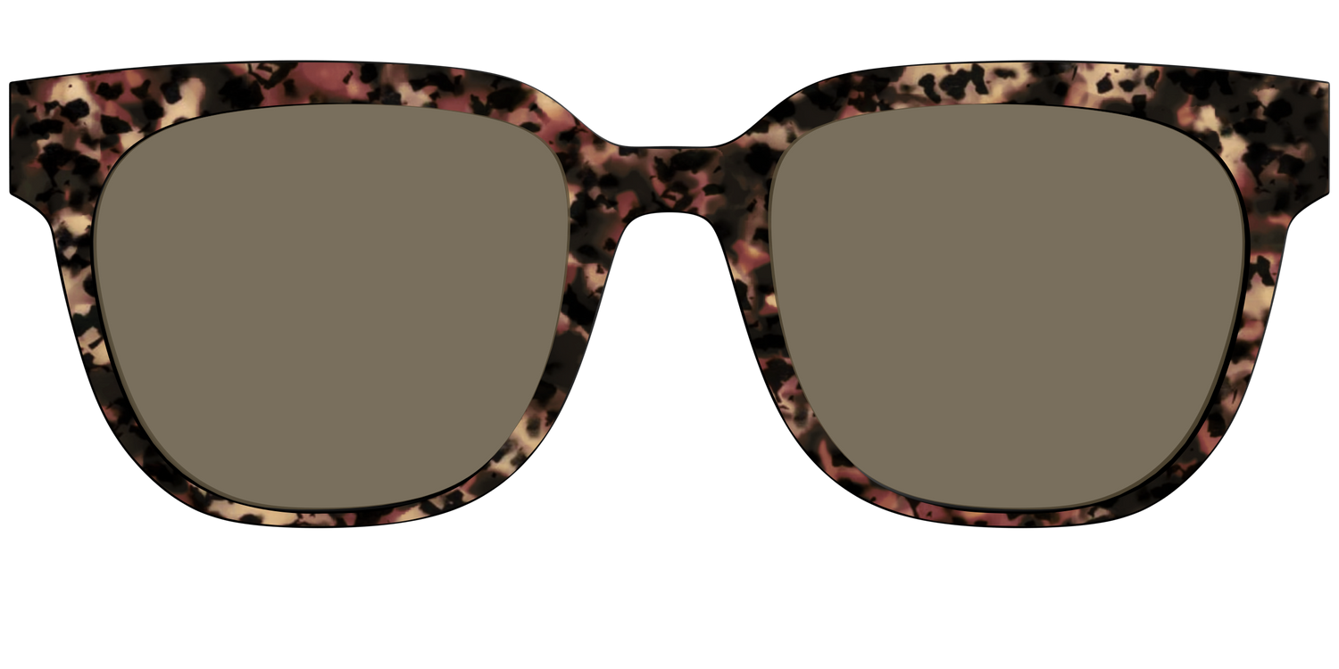 The Polarized Sienna Tortoise Sun Top - Front Top Image - Pair Eyewear
