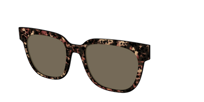 The Polarized Sienna Tortoise Sun Top - Angle Top Thumbnail - Pair Eyewear