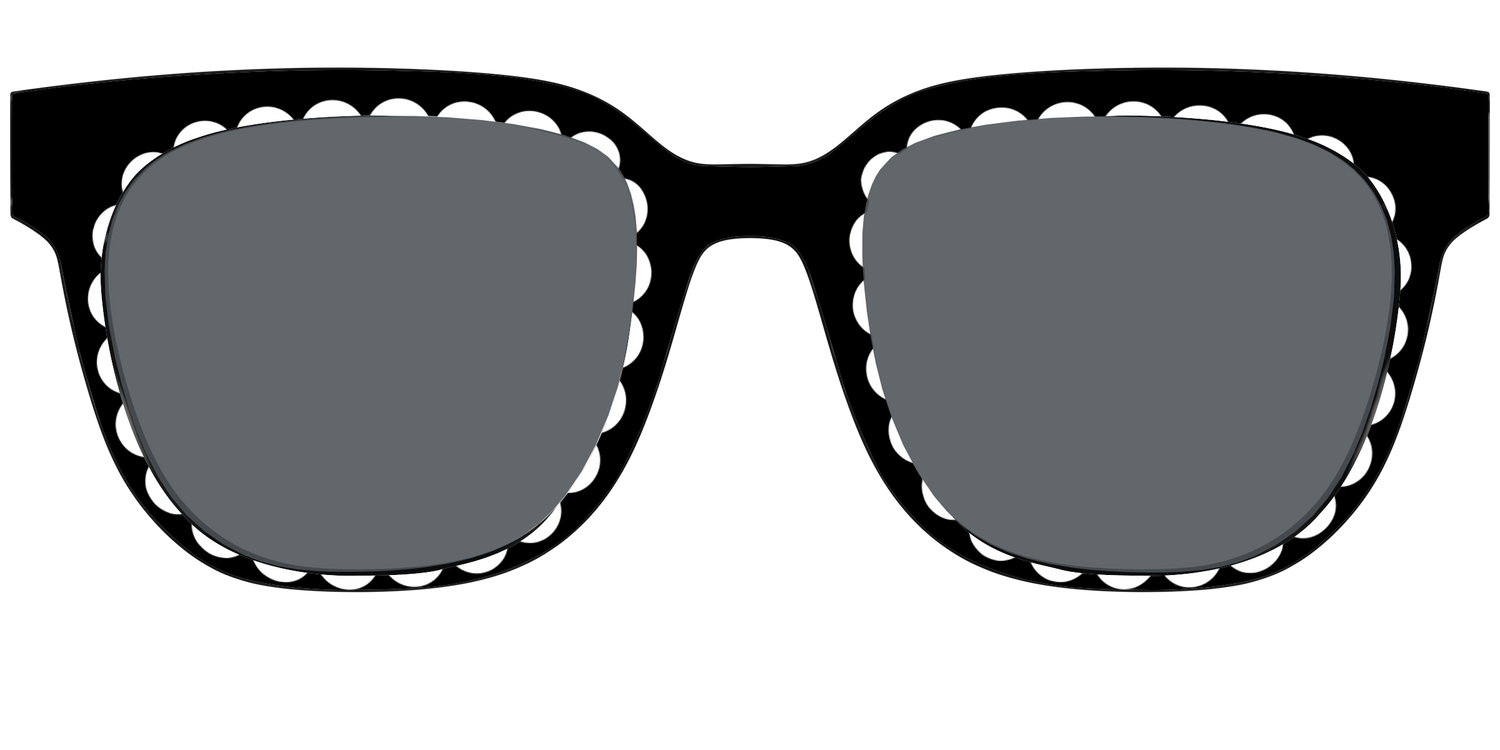 The Polarized Stylish Daisy Sun Top - Front Top Image - Pair Eyewear