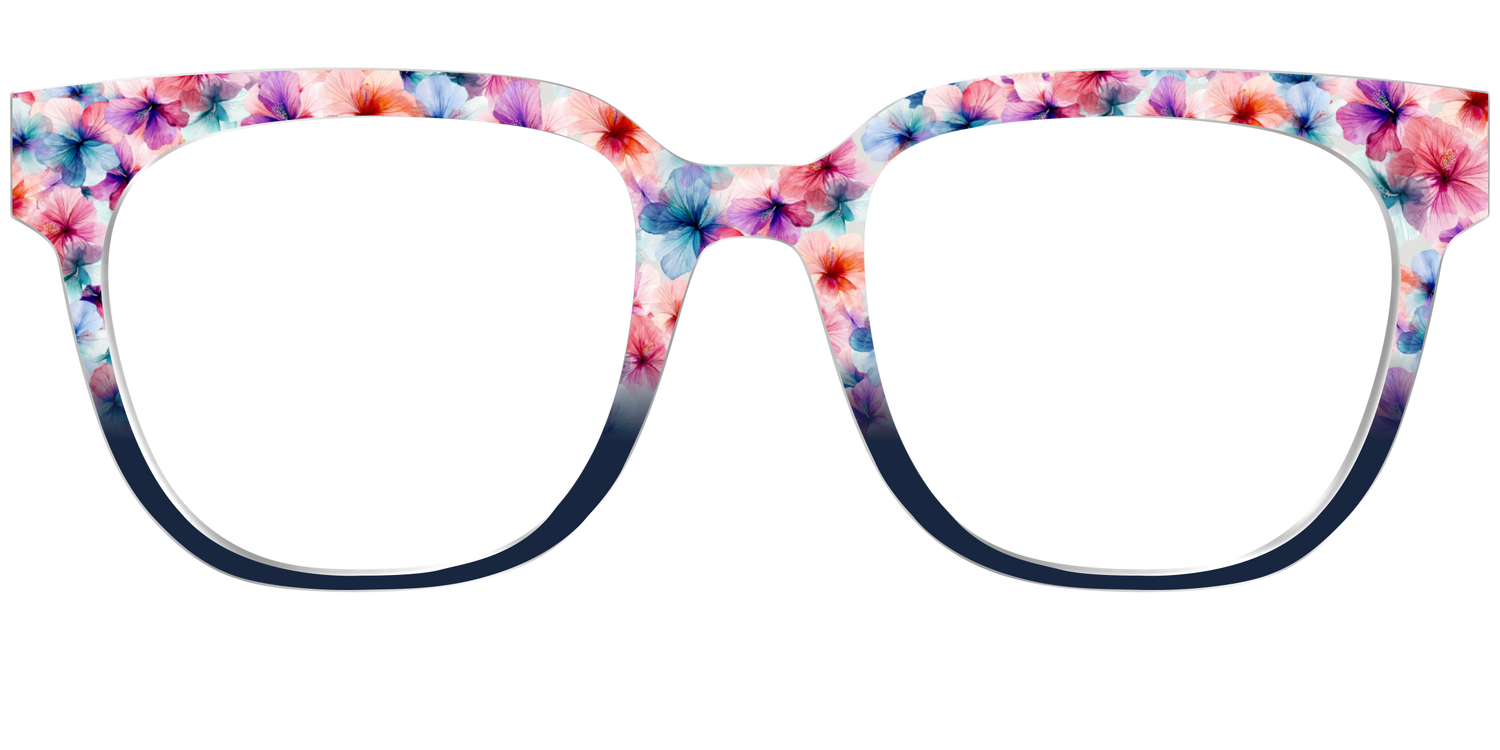 The Pressed Hibiscus - Front Top Image - Pair Eyewear