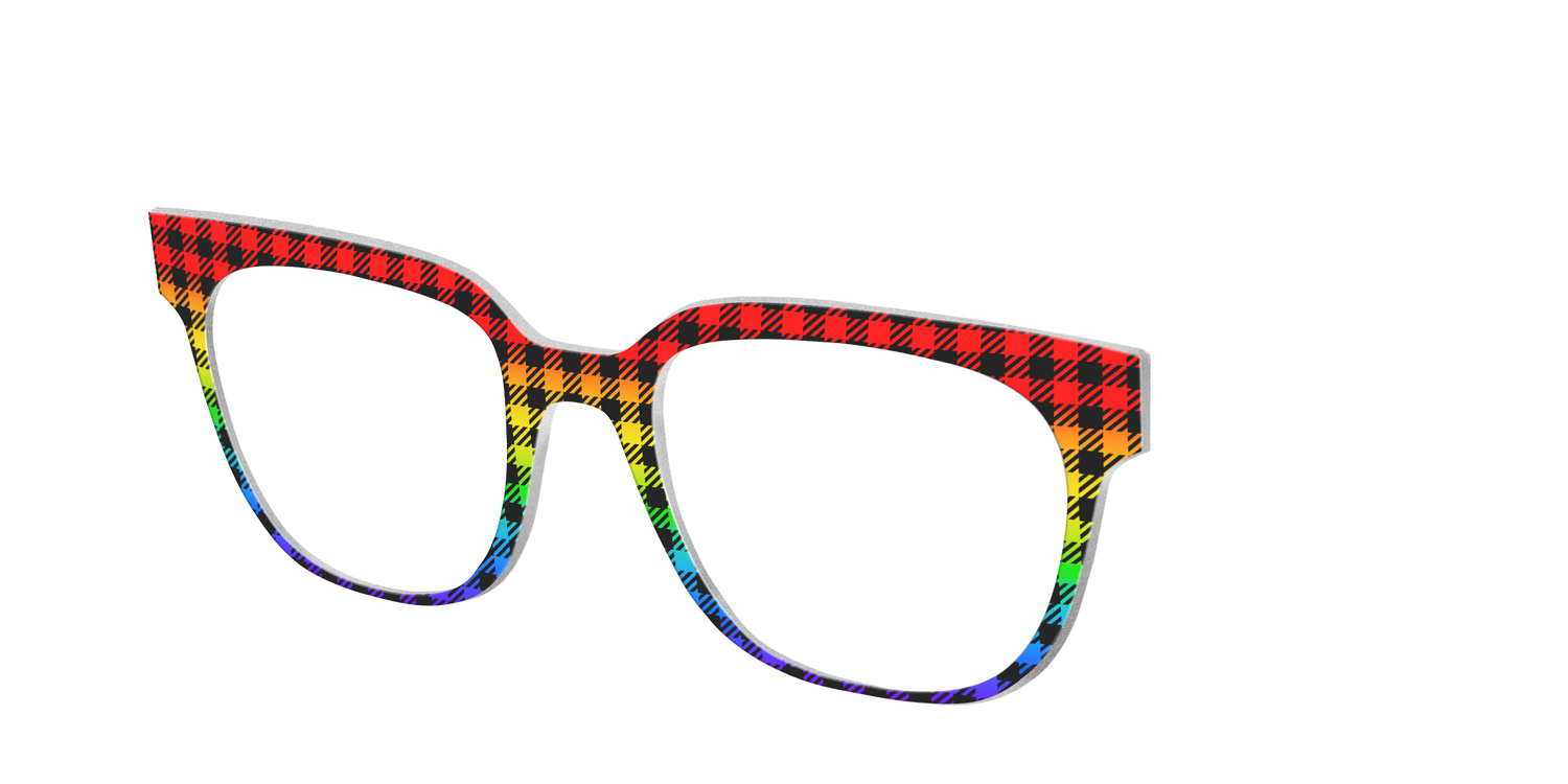 The Primary Plaid - Angle Top Image - Pair Eyewear