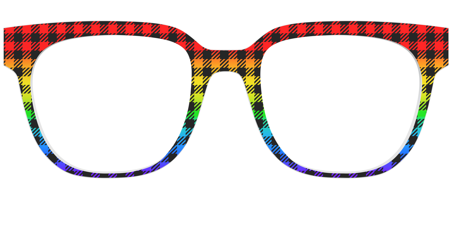 The Primary Plaid - Front Top Image - Pair Eyewear