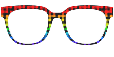 The Primary Plaid - Front Top Thumbnail - Pair Eyewear