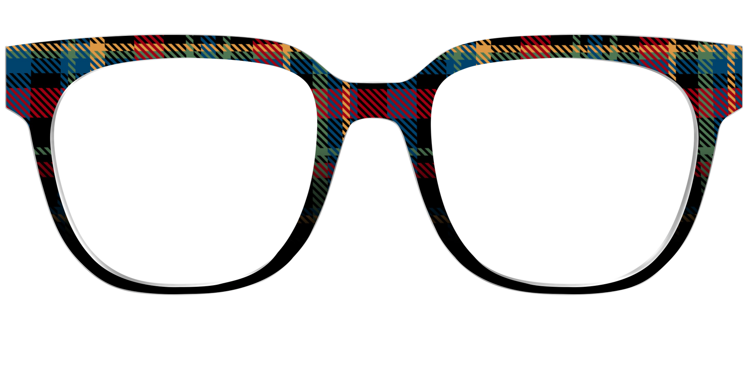 The Principal Plaid - Front Top Image - Pair Eyewear