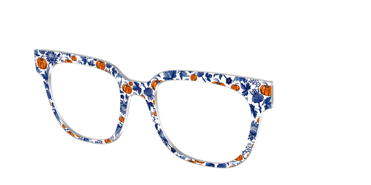 The Pumpkin Garden Toile - Angle Top Image - Pair Eyewear