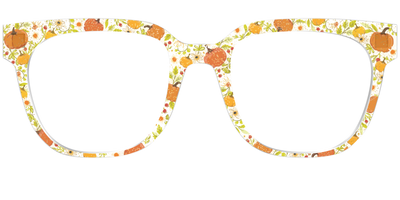 The Pumpkin Patch Crystal with Glitter - Front Top Thumbnail - Pair Eyewear