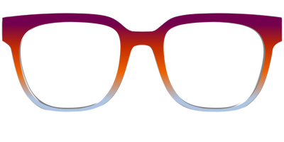 The Raspberry to Periwinkle Gradient - Front Top Thumbnail - Pair Eyewear