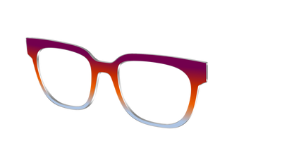 The Raspberry to Periwinkle Gradient - Angle Top Thumbnail - Pair Eyewear