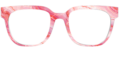 The Rose Quartz Geode - Front Top Thumbnail - Pair Eyewear