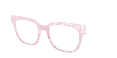 The Rose Quartz Pearl Marble - Angle Top Thumbnail - Pair Eyewear