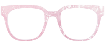 The Rose Quartz Pearl Marble - Front Top Thumbnail - Pair Eyewear