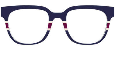 The Rugby Stripes - Front Top Thumbnail - Pair Eyewear