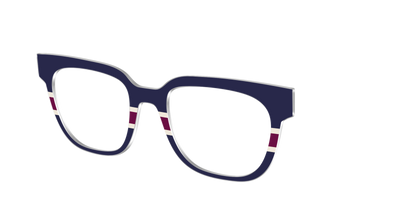 The Rugby Stripes - Angle Top Thumbnail - Pair Eyewear