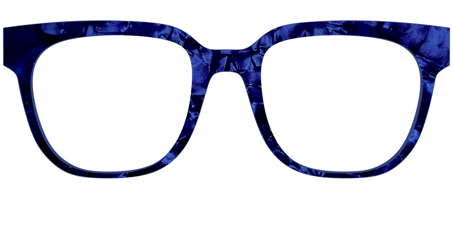 The Sapphire Pearl Marble - Front Top Image - Pair Eyewear