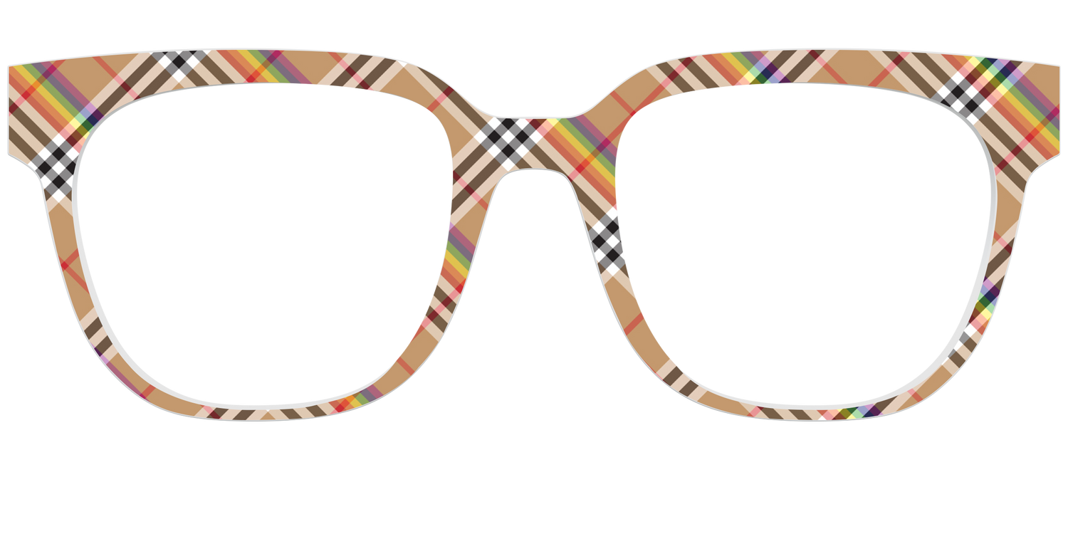The Scholarly Plaid - Front Top Image - Pair Eyewear