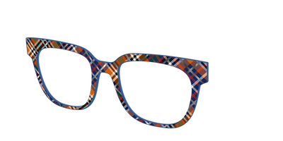 The Scholastic Plaid with Foil - Angle Top Thumbnail - Pair Eyewear