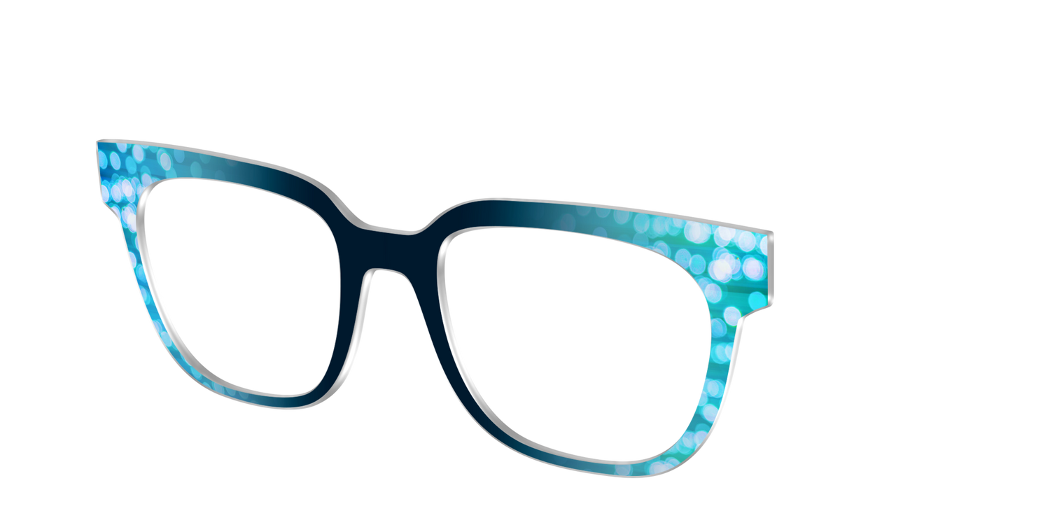 The Sea Foam Bokeh - Angle Top Image - Pair Eyewear
