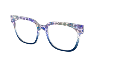 The Snowfall Stained Glass - Angle Top Thumbnail - Pair Eyewear