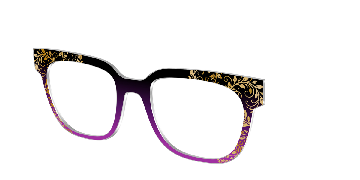 The Spellstruck Scrolls - Angle Top Image - Pair Eyewear