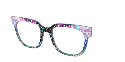 The Stella Nebula with Star Glitter - Angle Top Thumbnail - Pair Eyewear