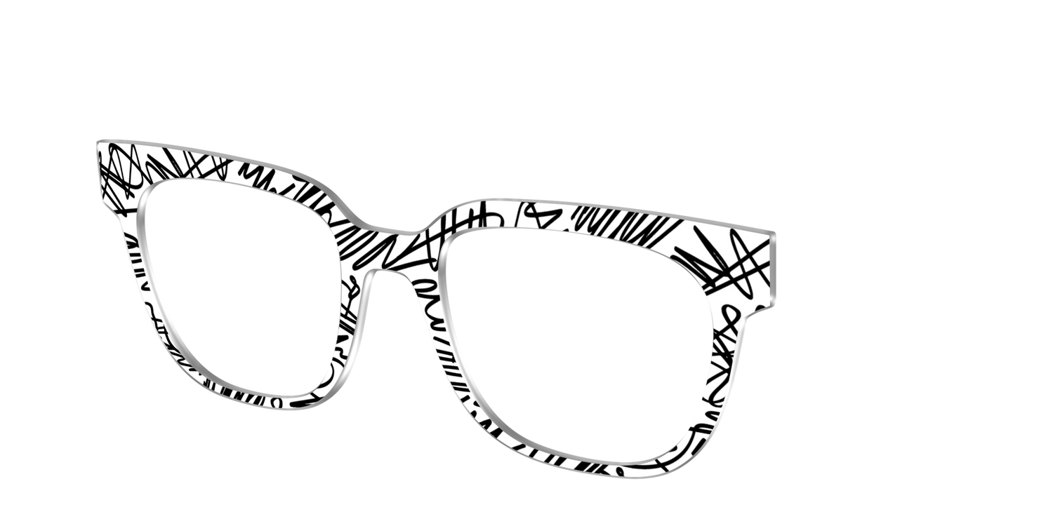 The Stylish Scribble - Angle Top Image - Pair Eyewear