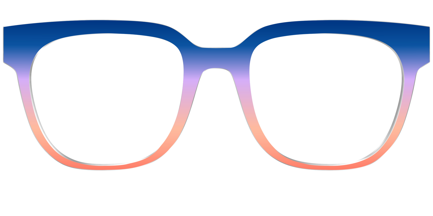 The Sundown Gradient - Front Top Image - Pair Eyewear