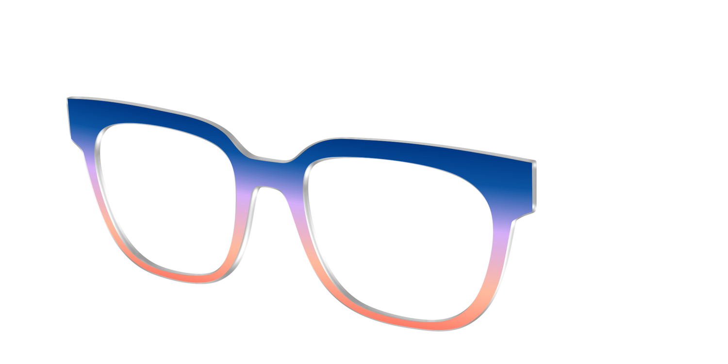 The Sundown Gradient - Angle Top Image - Pair Eyewear