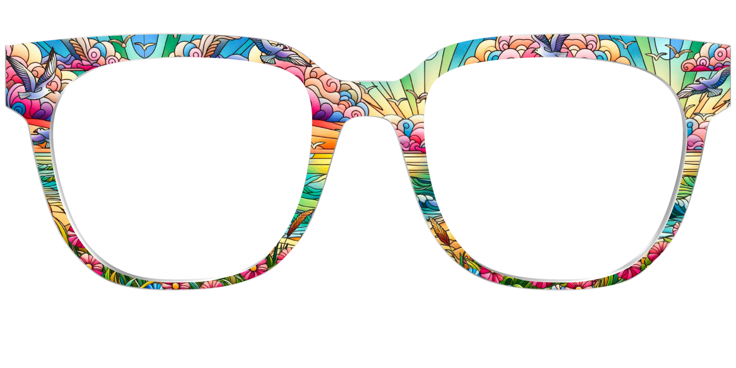 The Sun-Drenched Stained Glass - Front Top Image - Pair Eyewear
