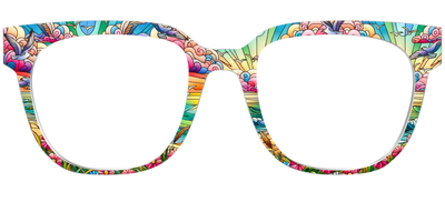 The Sun-Drenched Stained Glass - Front Top Thumbnail - Pair Eyewear