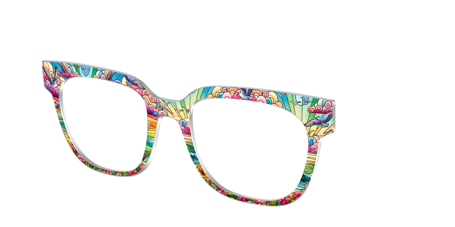 The Sun-Drenched Stained Glass - Angle Top Image - Pair Eyewear