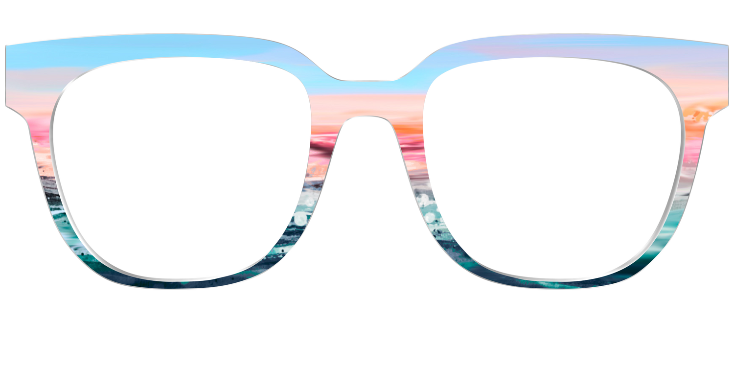 The Sunset Seashore - Front Top Image - Pair Eyewear