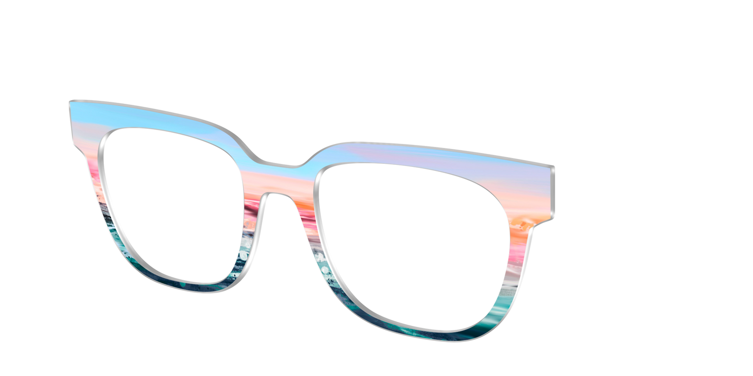 The Sunset Seashore - Angle Top Image - Pair Eyewear