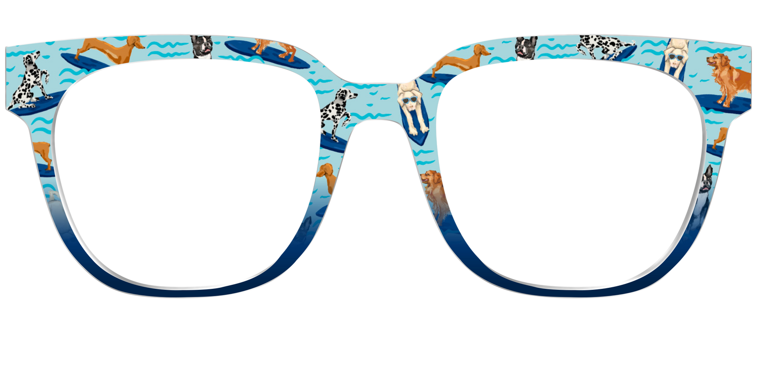 The Surf's Up Pups - Front Top Image - Pair Eyewear