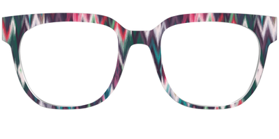 The Teal Ikat - Front Top Thumbnail - Pair Eyewear