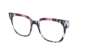 The Teal Ikat - Angle Top Thumbnail - Pair Eyewear