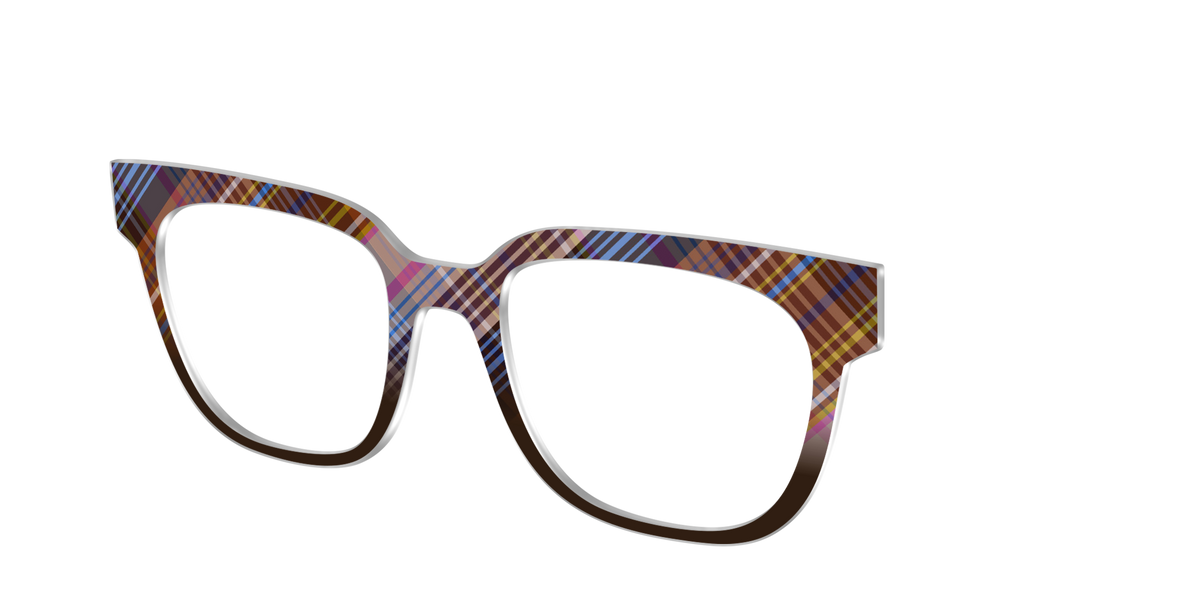 The Twill Tartan - Angle Top Image - Pair Eyewear
