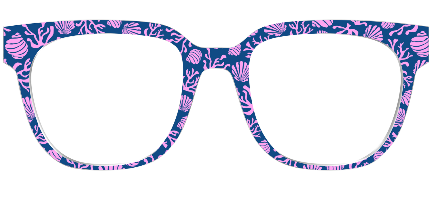The Two-Toned Coral - Front Top Image - Pair Eyewear