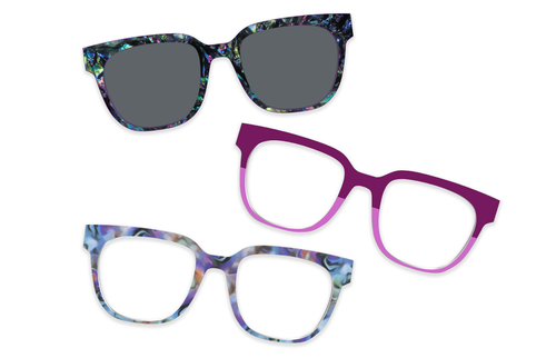 The Violet Wildflower Pairing Set - Pair Eyewear