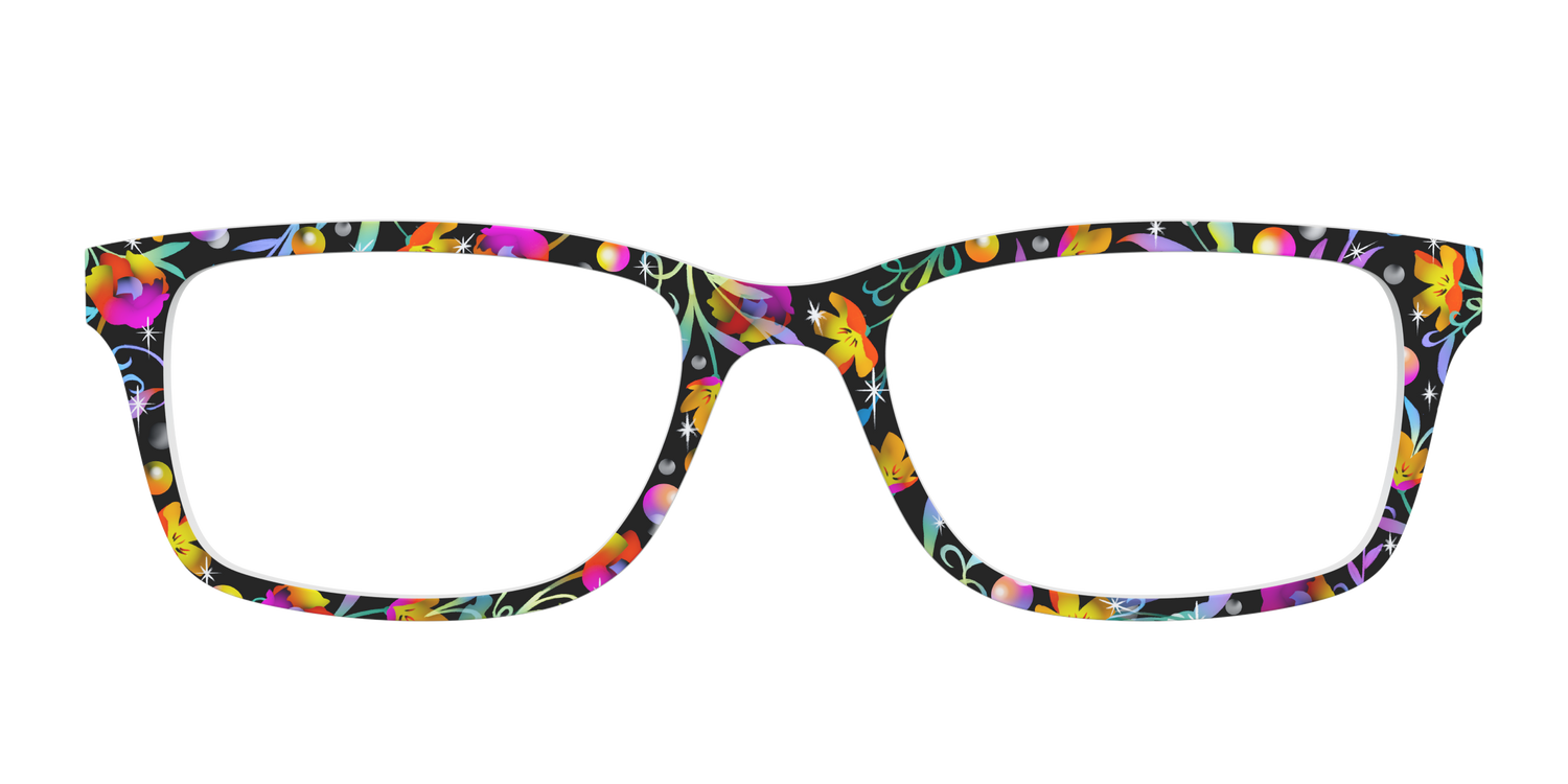 The Airbrushed Floral - Front Top Image - Pair Eyewear