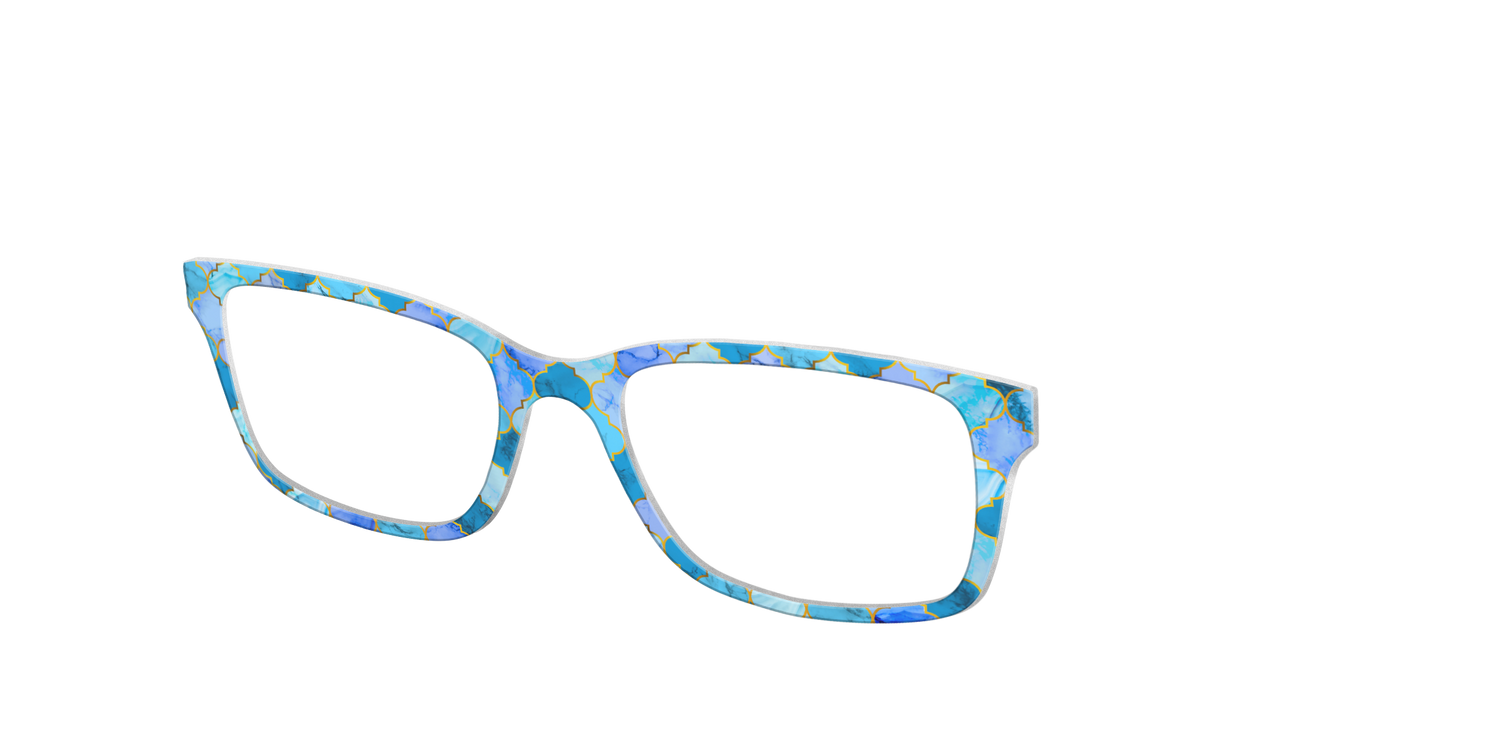The Aqua Tiles - Angle Top Image - Pair Eyewear
