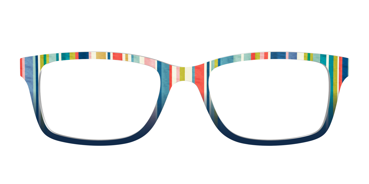 The Beach Bum Stripes - Front Top Image - Pair Eyewear